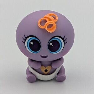Distroller Neonate Nerlie Susukin Purple Baby Doll Orange Hair Heart Belly 2011